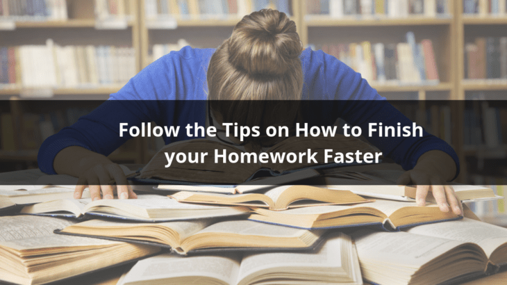 how to write homework very fast